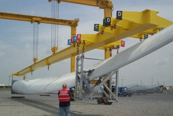 Lifting Wind Blades