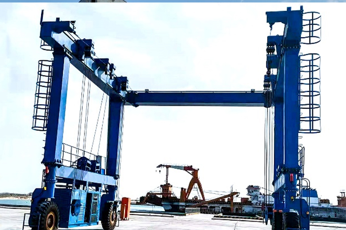 150T Marine Boat Hoist Used for Tanzania Shipyard