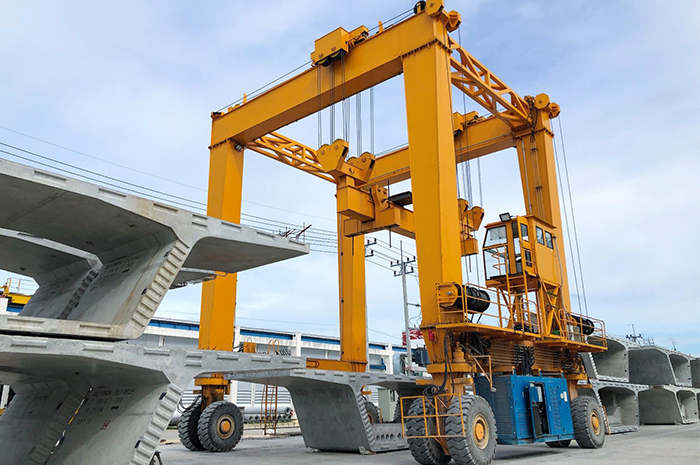 120T Rubber Tyred Gantry Crane