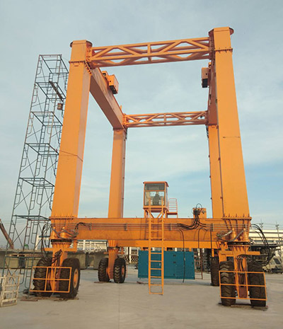 120T Rubber Tired Gantry Crane