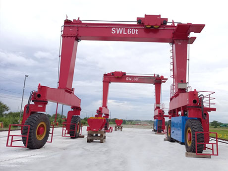 60 Ton Rubber Tire Gantry Crane