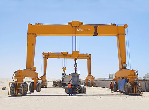 90T Automated Rubber Tyred Gantry Crane