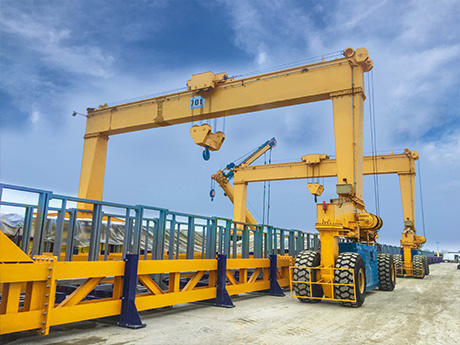 Straddle Carrier Crane