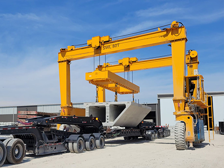 Straddle Carrier Crane