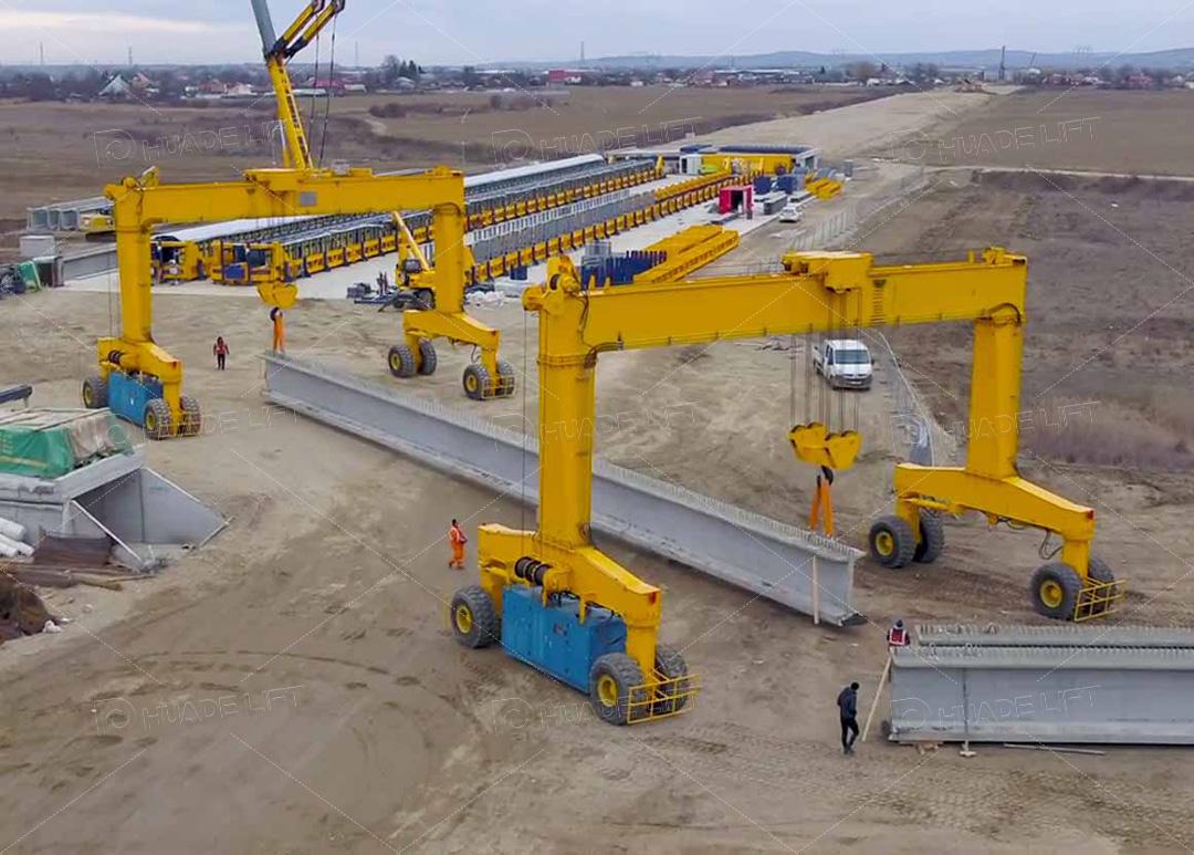 straddle carrier for Precast Concrete Production