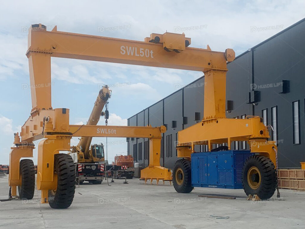 rubber-tyred gantry crane-huadelift