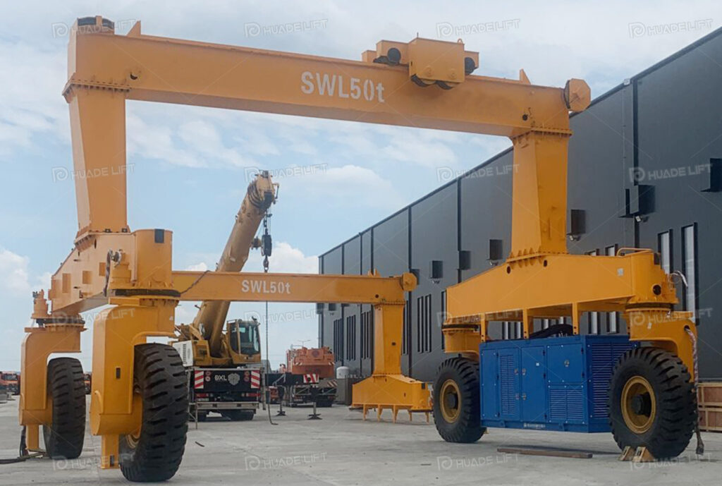 rubber-tyred gantry crane-huadelift