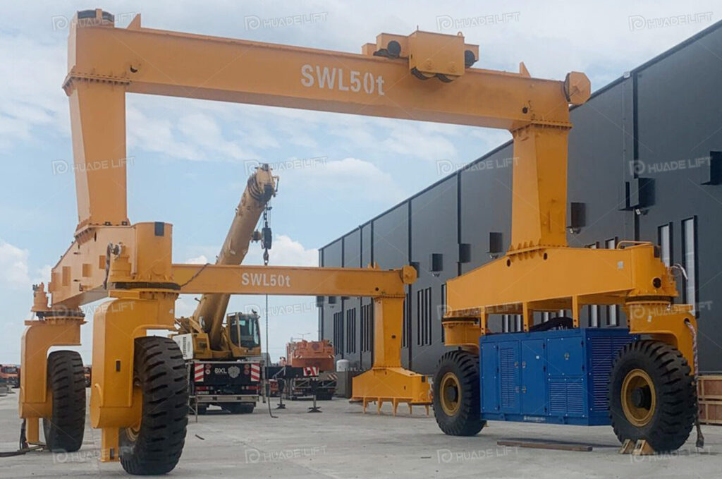 rubber-tyred gantry crane-huadelift