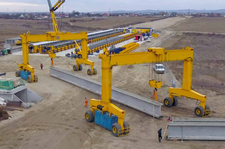 rubber tyred gantry crane for sale-huadelift