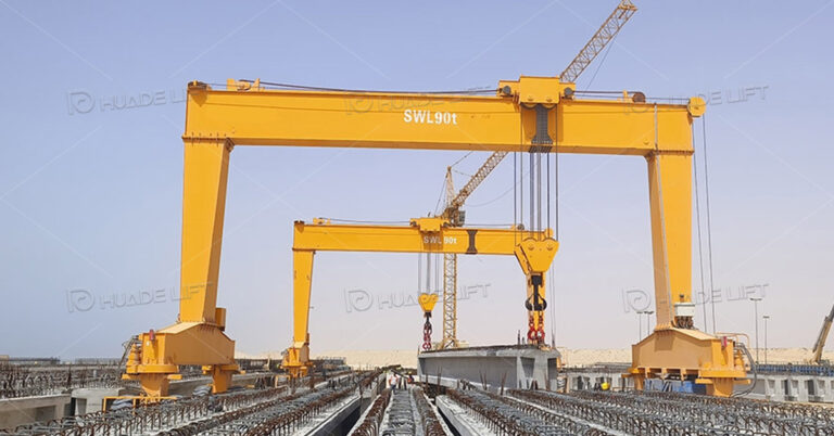 rubber tyred gantry crane for sale-huadelift