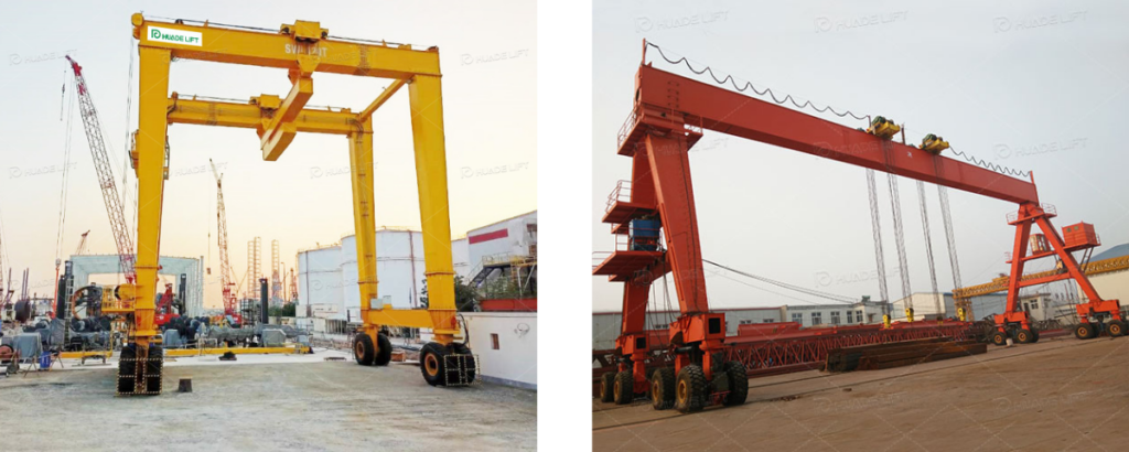 Rubber-tired gantry crane